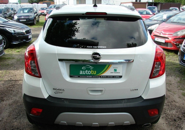 Opel Mokka cena 43900 przebieg: 93000, rok produkcji 2013 z Moryń małe 326